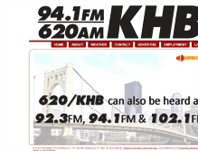 Tablet Screenshot of khbradio.com